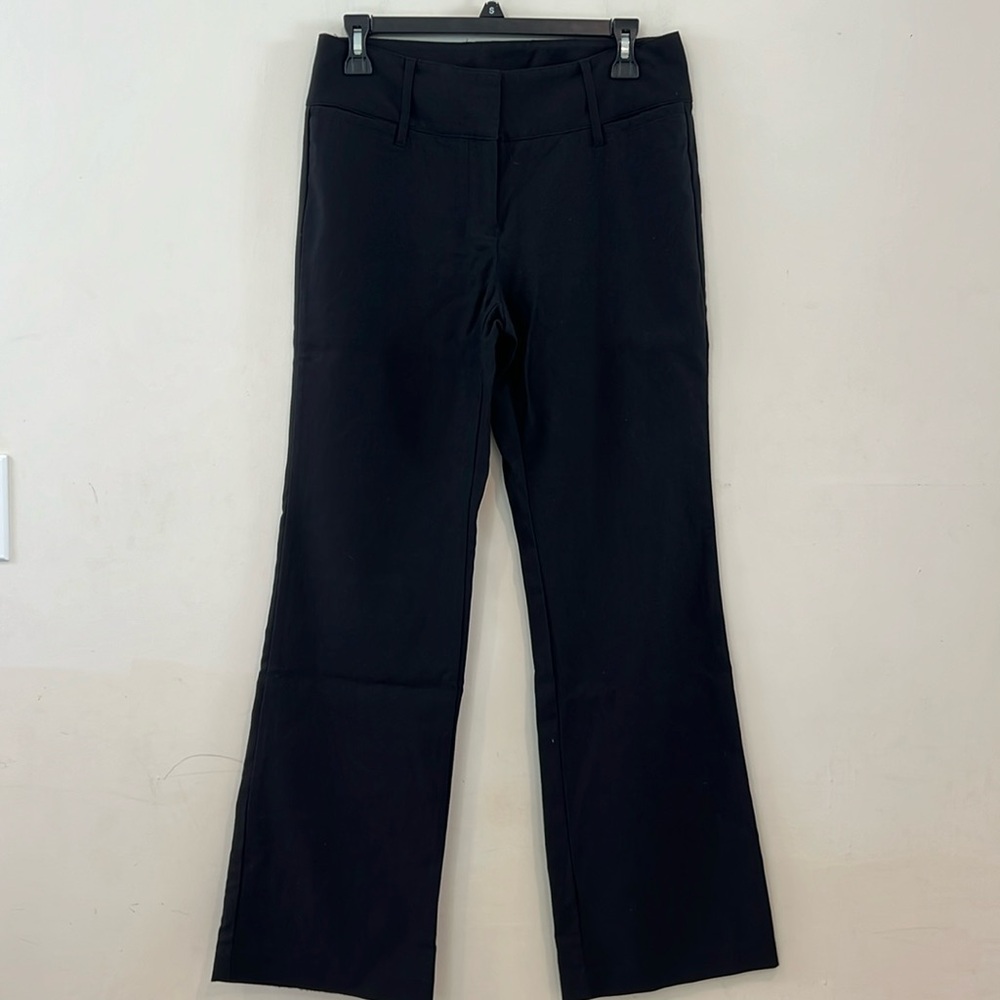 Express Women's Stretch Black Wide‎ Legged Pants Size 7/8